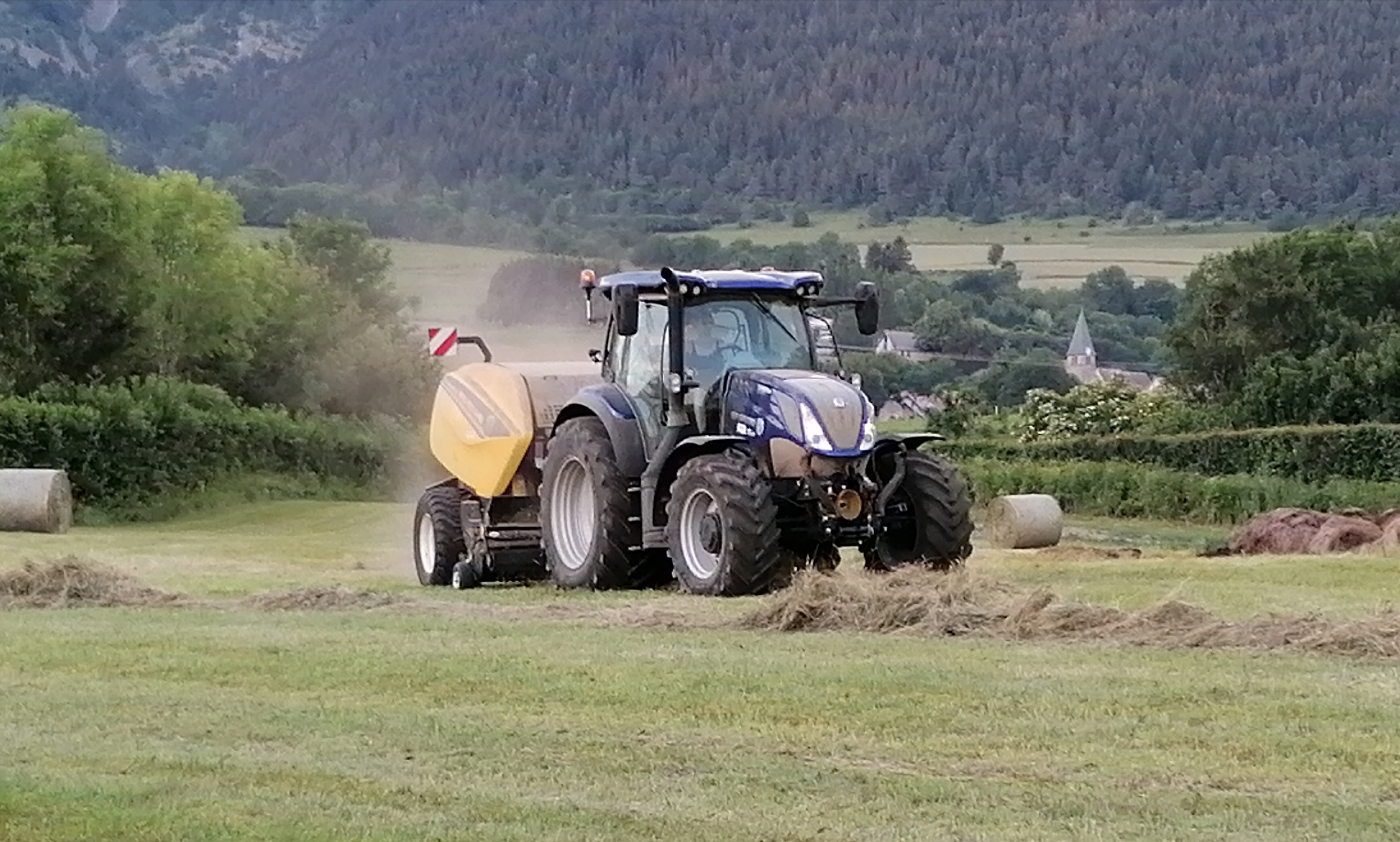Travaux des champs GAEC Normand